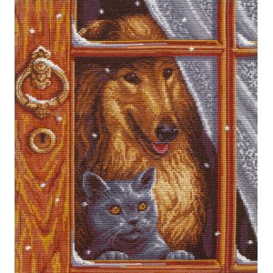 Cross stitch kit Home Alone...