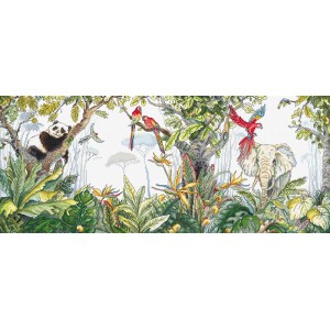 Cross stitch kit Jungle...