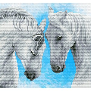 Pre-printed cross stitch...