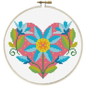 Pre-printed cross stitch...