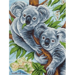 Borduurpakket Fluffy Koalas...