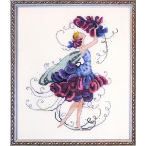 Borduurpatroon Sweet Pea -...