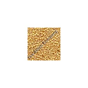 Satin Seed Beads Gold -...