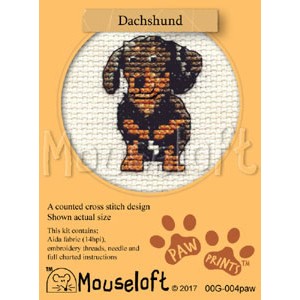 Cross stitch kit Dachshund...