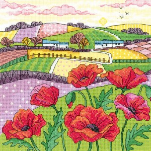 Borduurpakket Poppy...