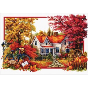 Pre-printed cross stitch...