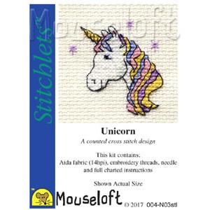 Borduurpakket Unicorn -...