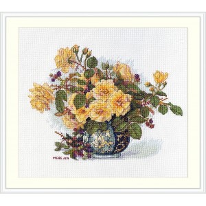 Cross stitch kit Roses and...