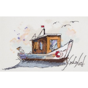 Cross stitch kit Fishing...