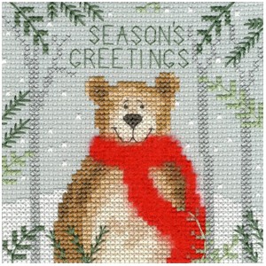 Borduurpakket Xmas Bear -...
