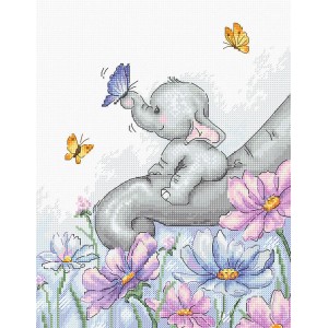 Borduurpakket Elephant with...