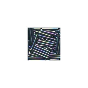 Large Bugle Beads Rainbow -...