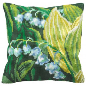 Kussen borduurpakket Muguet...