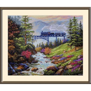 Cross stitch kit Mountain...