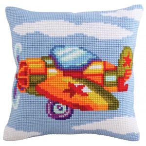 Kussen borduurpakket Fly...