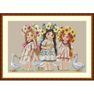 Cross Stitch Kit Friends -...