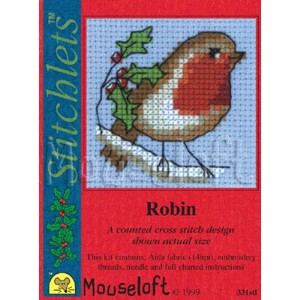 Borduurpakket Robin -...