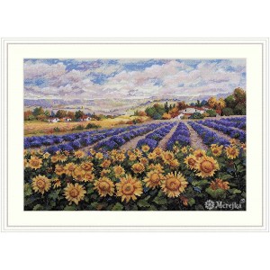 Cross stitch kit Fields of...