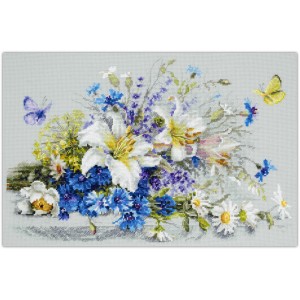 Cross stitch kit Lilies and...