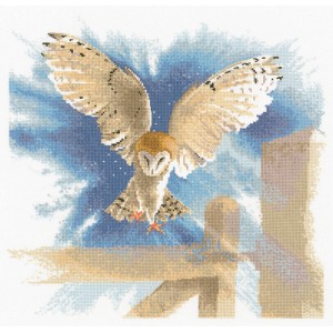 Borduurpakket Owl in Flight...