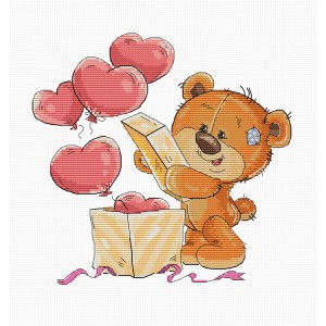 Borduurpakket Teddy Bear...