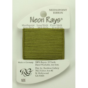 Neon Rays Avocado - Rainbow...