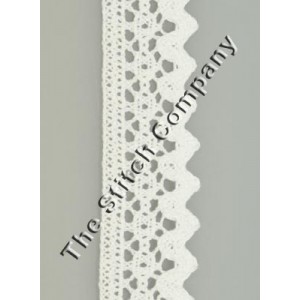 Lace 3 cm White - Fabric Flair