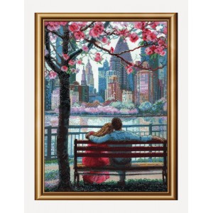 Cross stitch kit Blooming...
