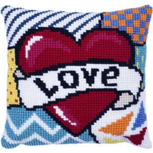 Cushion cross stitch kit...