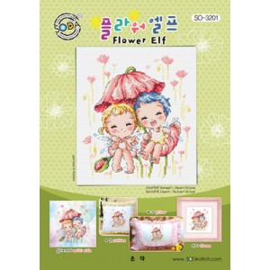 Cross Stitch Chart Flower...