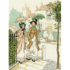 Cross stitch kit Walking...