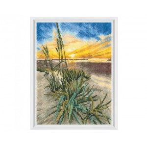 Cross stitch kit Sunset on...