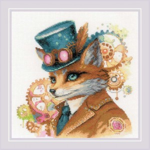 Borduurpakket Steampunk Fox...