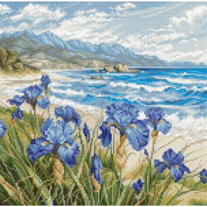 Cross stitch kit Blue...