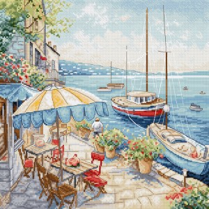 Cross stitch kit Seascape -...