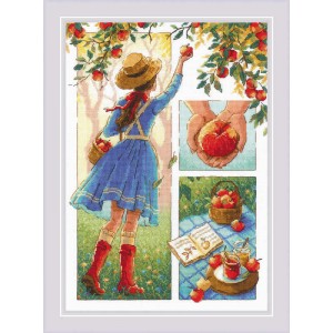 Cross stitch kit Apple Day...