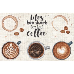 Cross stitch kit Life’s too...