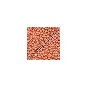 Satin Seed Beads Coral -...