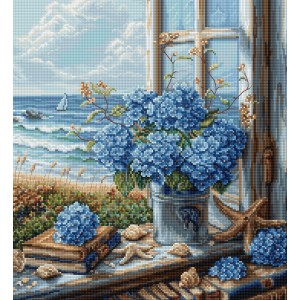 Cross stitch kit Sea View -...