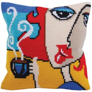 Cushion cross stitch kit...