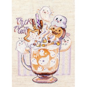 Cross stitch kit Trick or...
