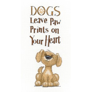 Borduurpakket Paw Prints -...