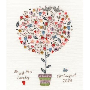 Cross stitch kit Love -...