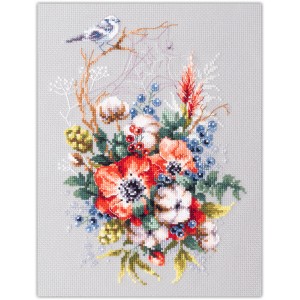 Cross stitch kit Poppy and...