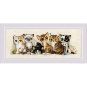 Borduurpakket Kittens - RIOLIS