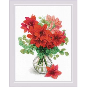 Borduurpakket Amaryllis  -...