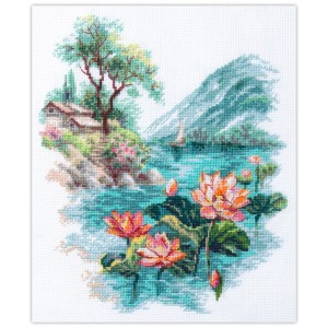 Cross stitch kit Blooming...