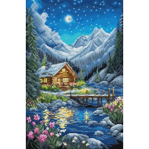Cross stitch kit Moonlit...