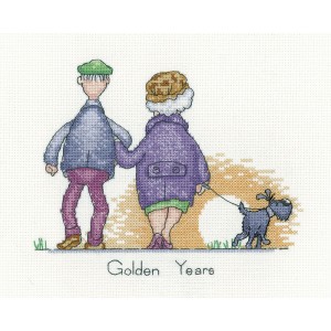 Cross stitch kit Golden...