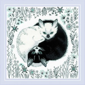 Cross stitch kit Yin and...